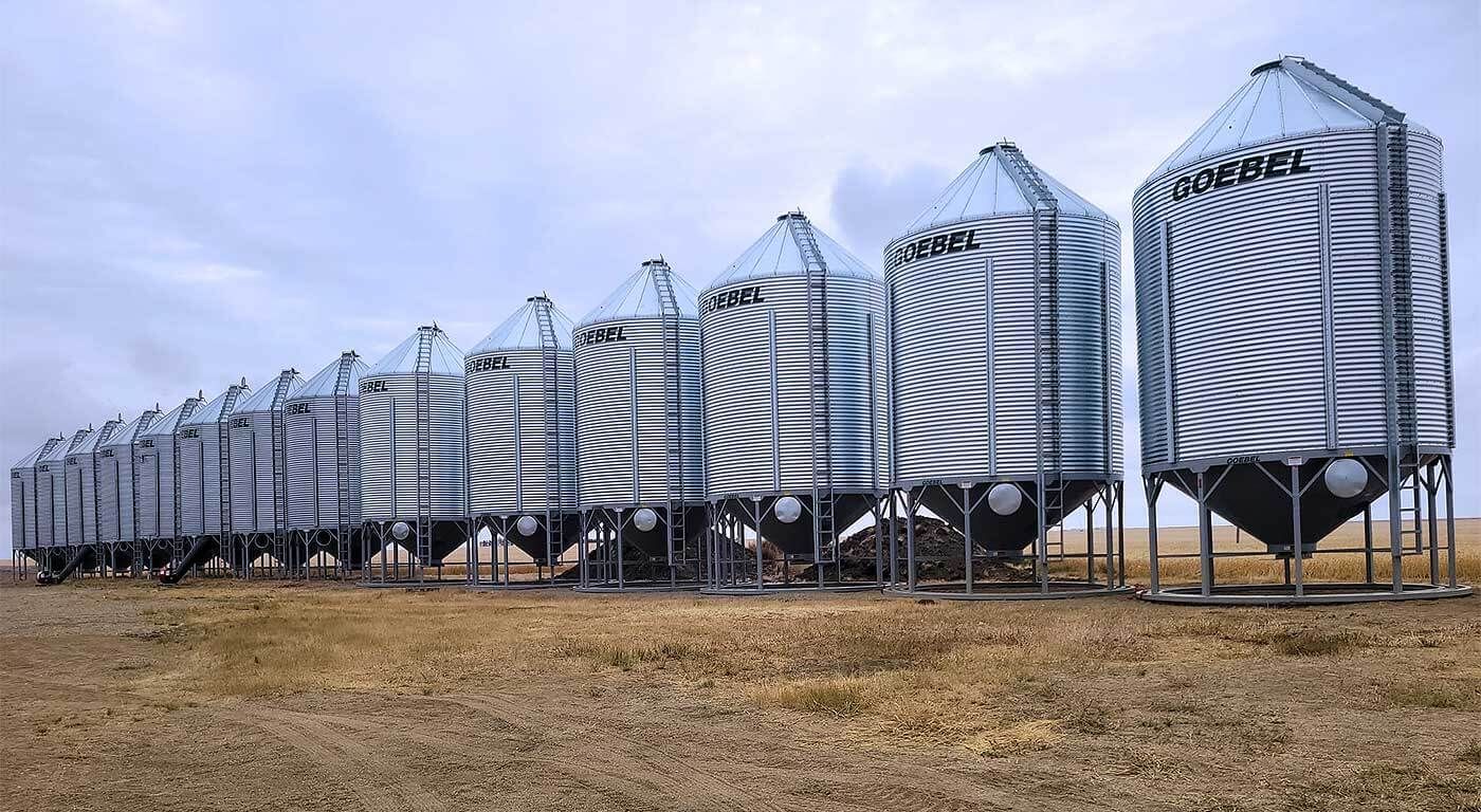 Prairie Steel Products: Hopper Mount Bin. Image 3